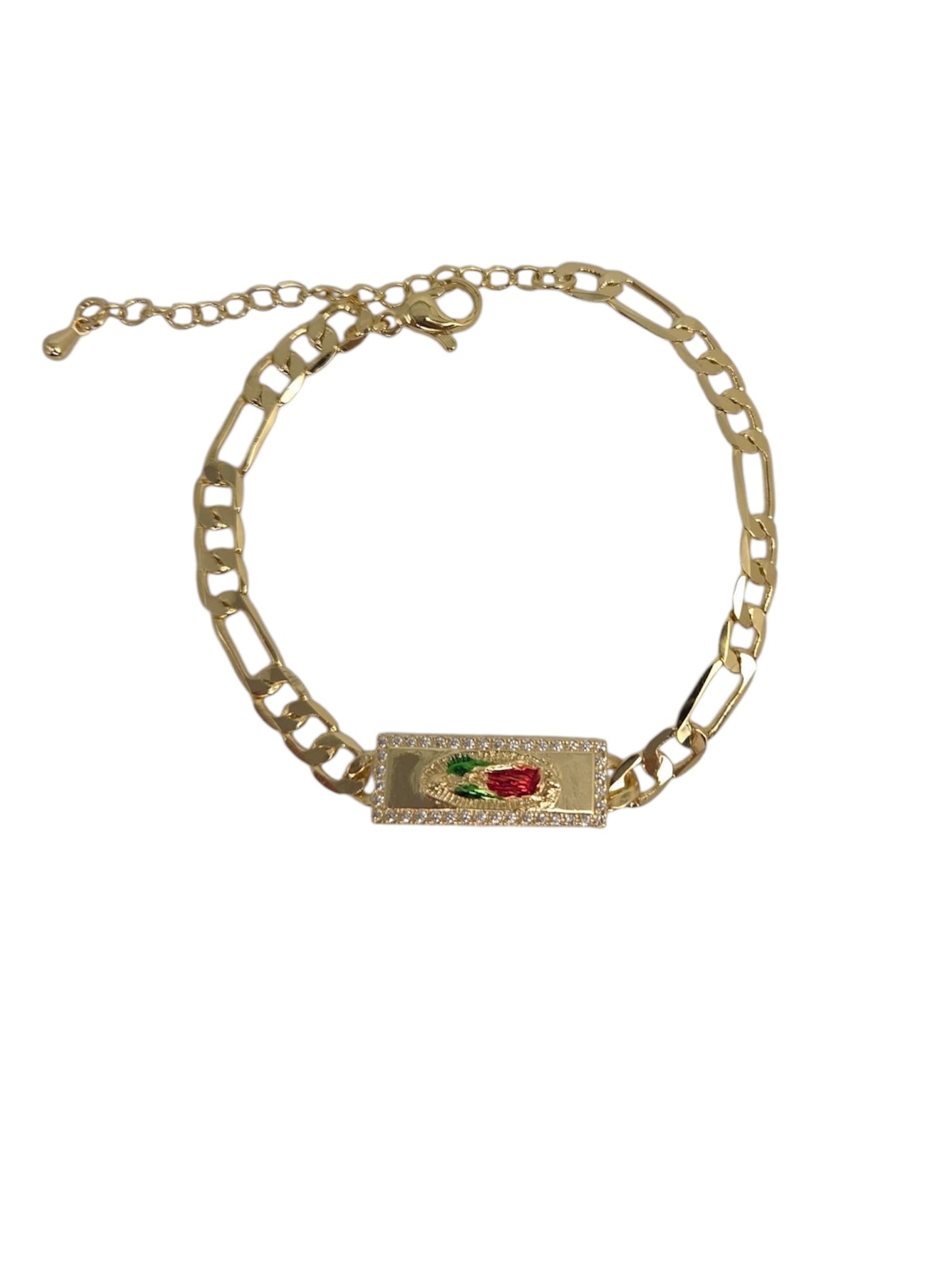 Virgencita Esclava | Virgin Mary Figaro Bracelet