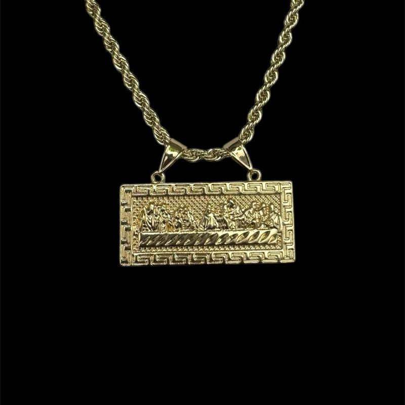Gold Last Supper Necklace