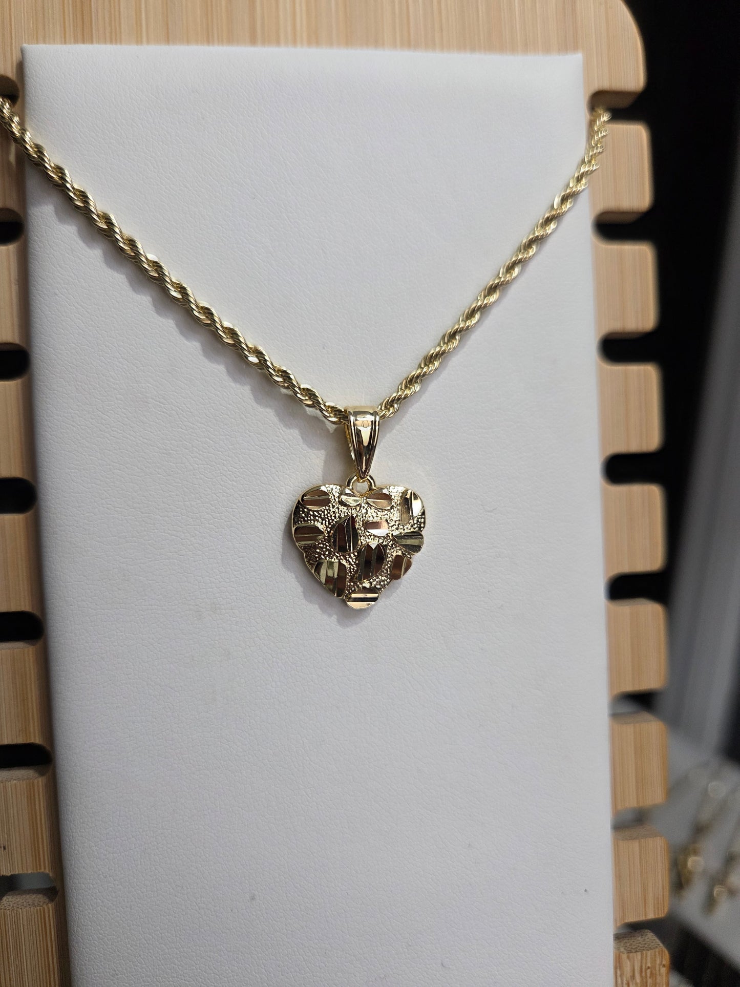Heart Nugget Necklace