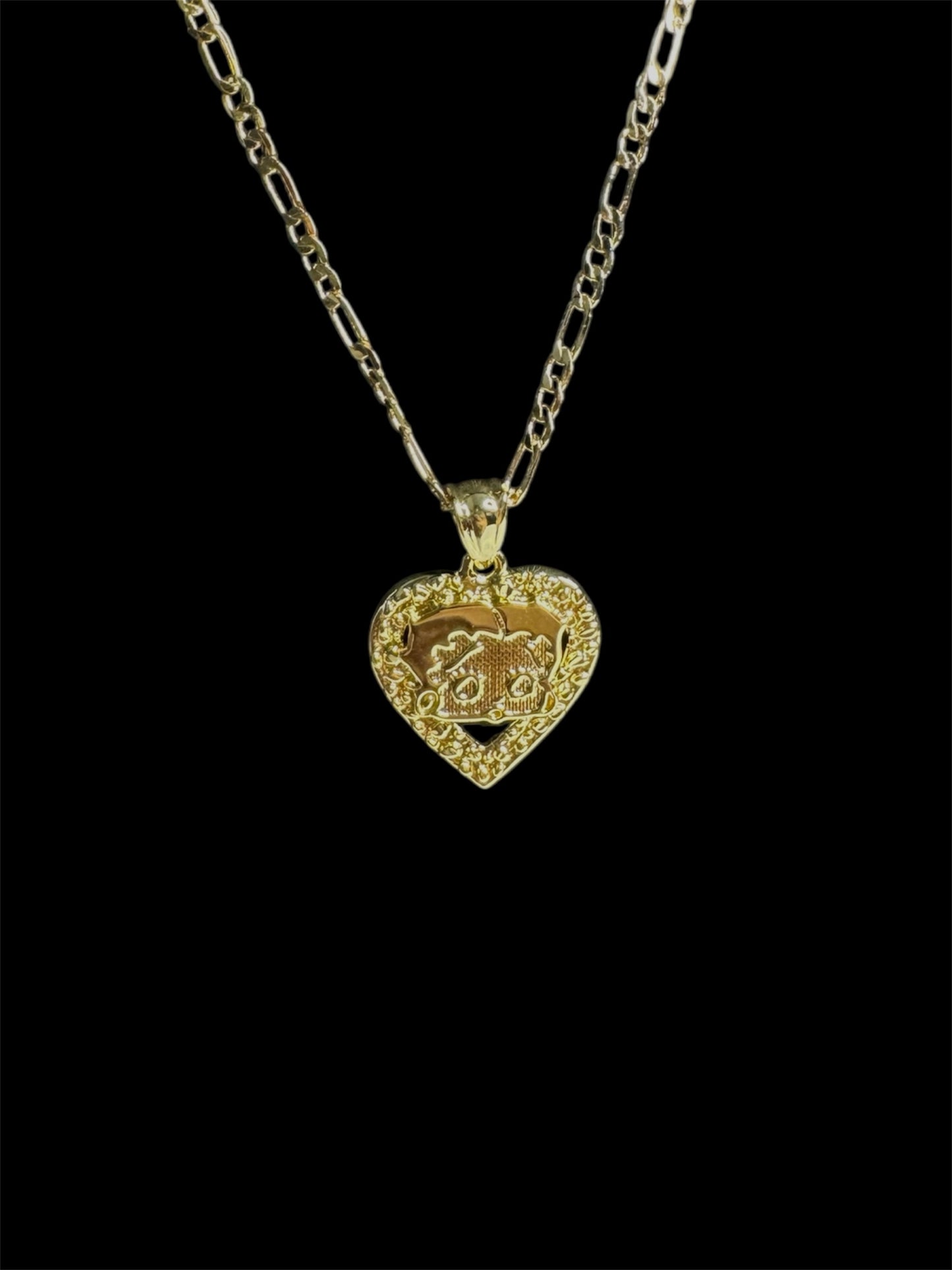 Betty Boop Heart Necklace