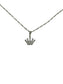 925 Sterling Silver Crown Necklace