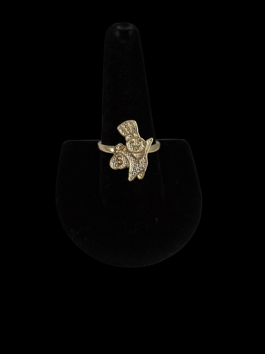 Money Bag Gold Ring