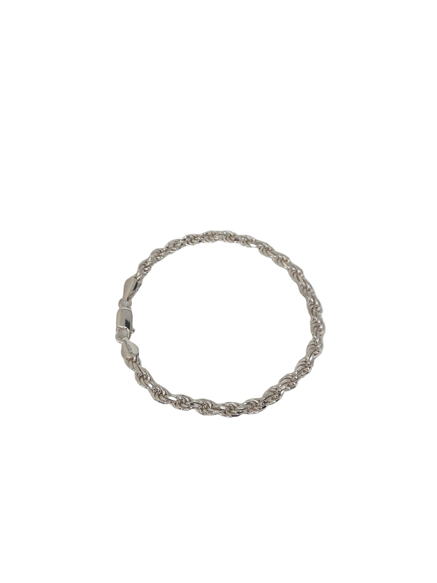 925 Sterling Silver Rope Bracelet