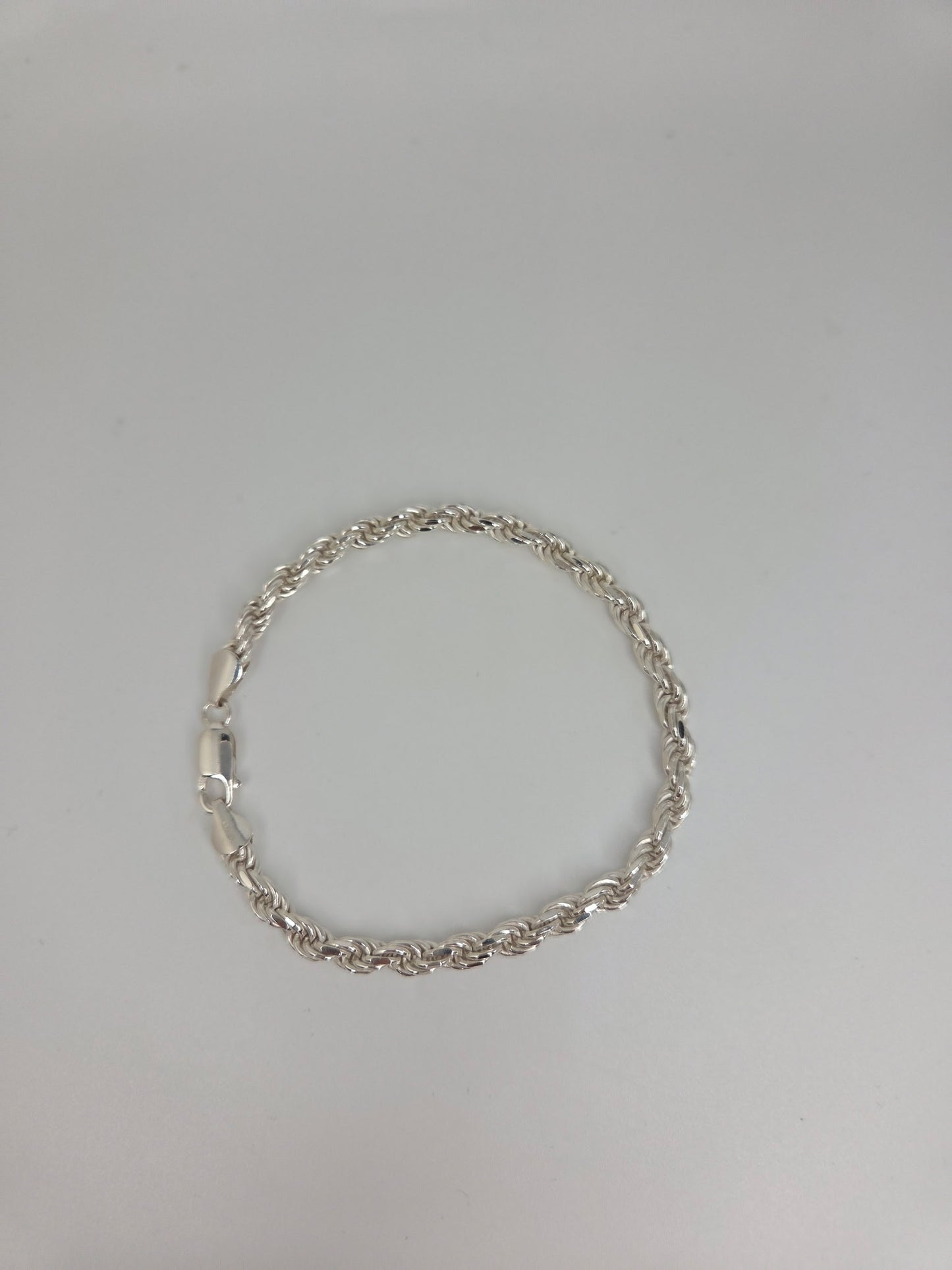 925 Sterling Silver Rope Bracelet