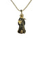 Black Santa Muerte Necklace