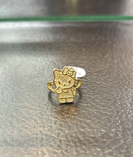 Gold Hello Kitty Ring