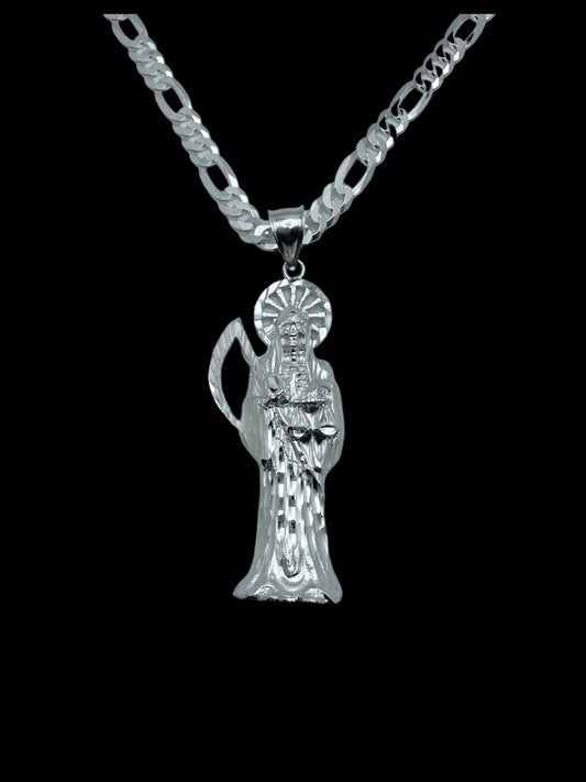 925 Medium Santa Muerte Necklace