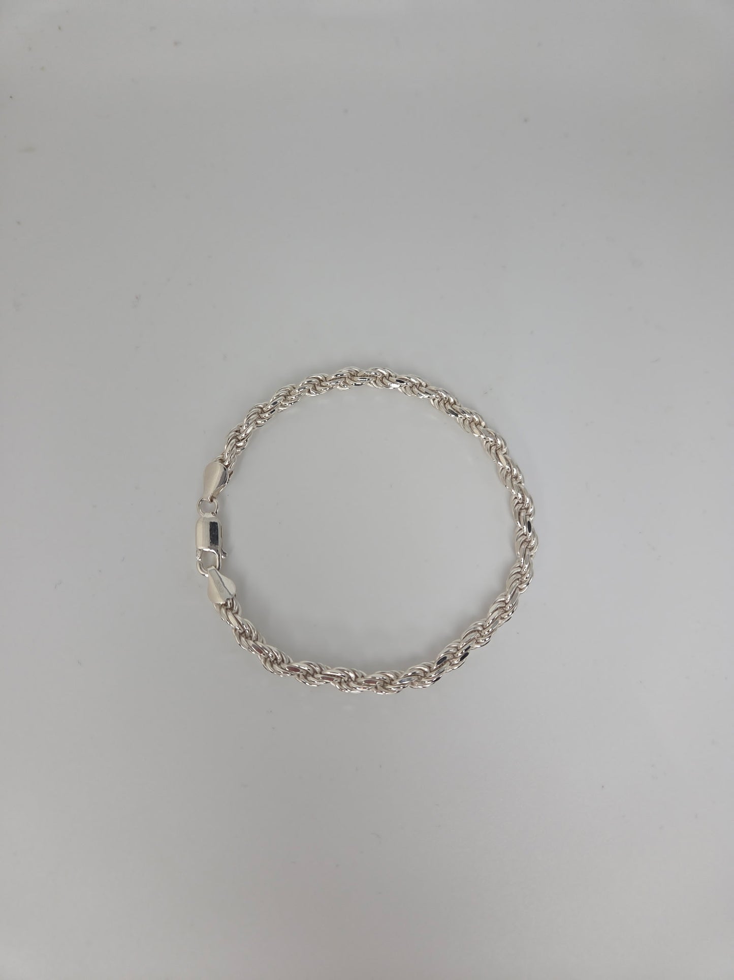 925 Sterling Silver Rope Bracelet