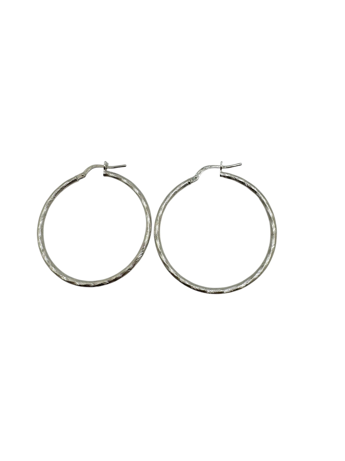 925 Medium Size Hoops