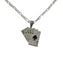 925 Poker Deck Card Necklace