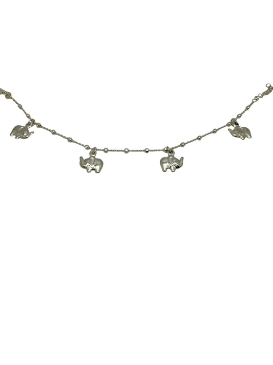 925 4 Elephant Charm Bracelet