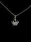 925 Sterling Silver Crown Necklace