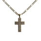 Cross Stone Necklace - 18k Gold Filled