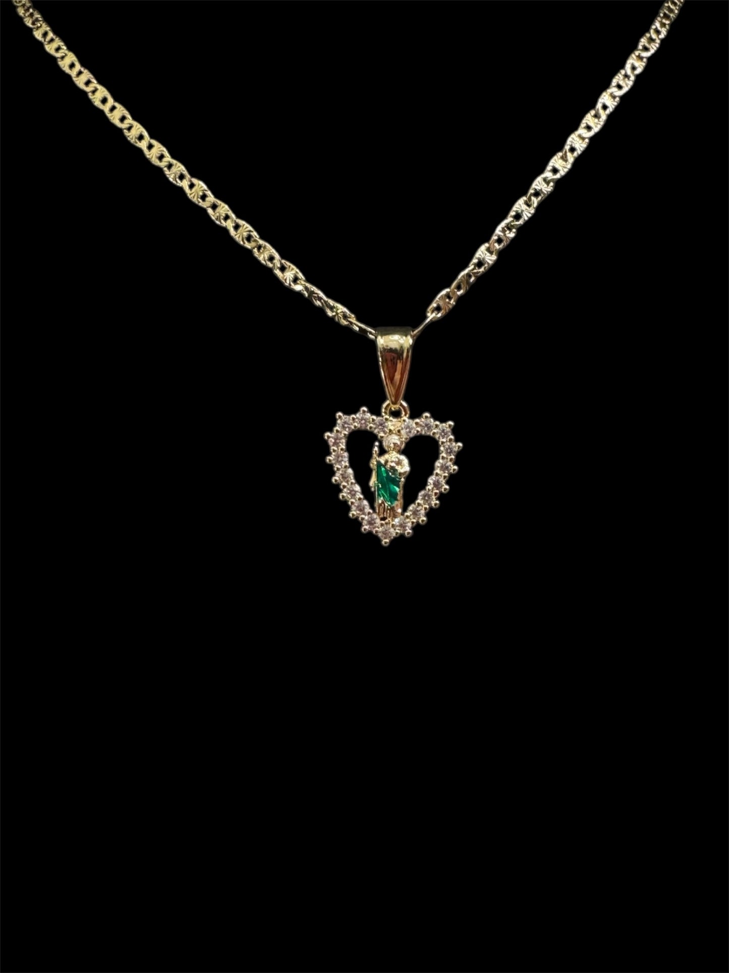 San Judas Corazón Necklace