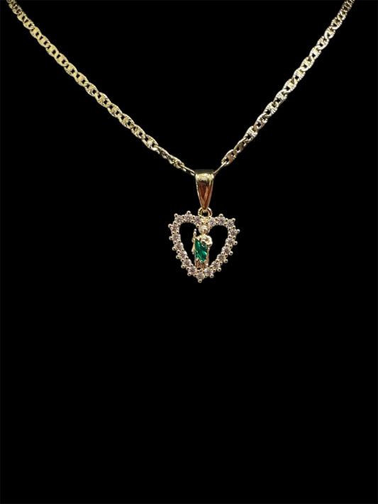 San Judas Corazón Necklace