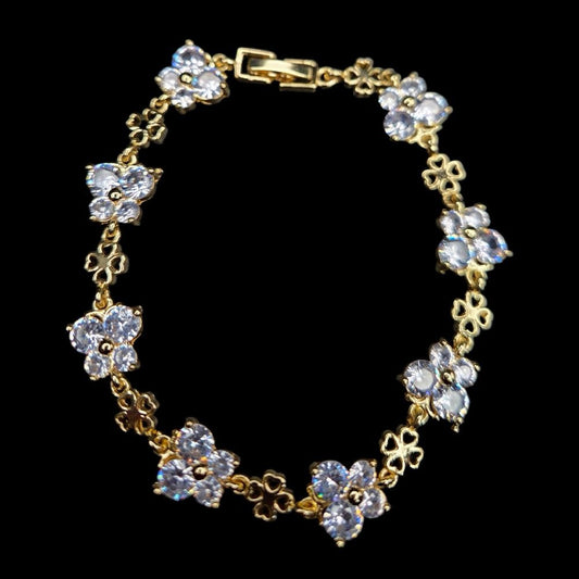 Gold Bloom Babe Bracelet 7.5” - Gold Filled