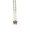 Purple Butterfly Necklace