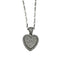 925 Sterling Silver Heart Stone Necklace