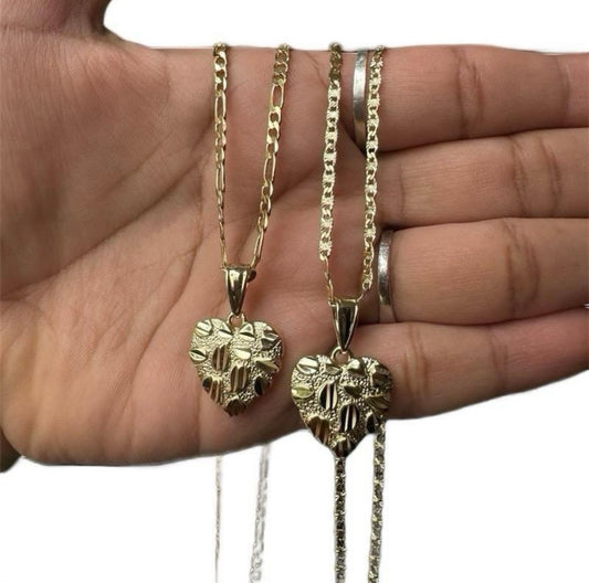 Heart Nugget Necklace