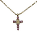 Virgen De Guadalupe Cross Stone Necklaces