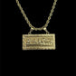 Gold Last Supper Necklace