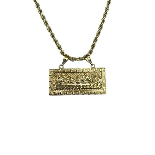 Gold Last Supper Necklace