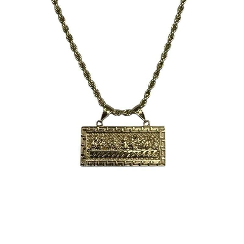 Gold Last Supper Necklace