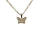 Virgin Mary Small Butterfly Necklace