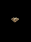 Gold Heart Nugget Ring