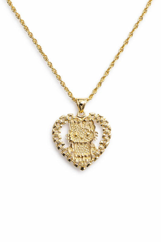 Hello Kitty Rolex Heart Necklace
