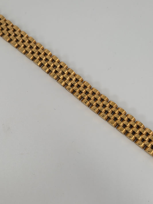 Gold Rolex Chain Bracelet