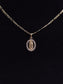 Oval Virgen De Guadalupe Necklace