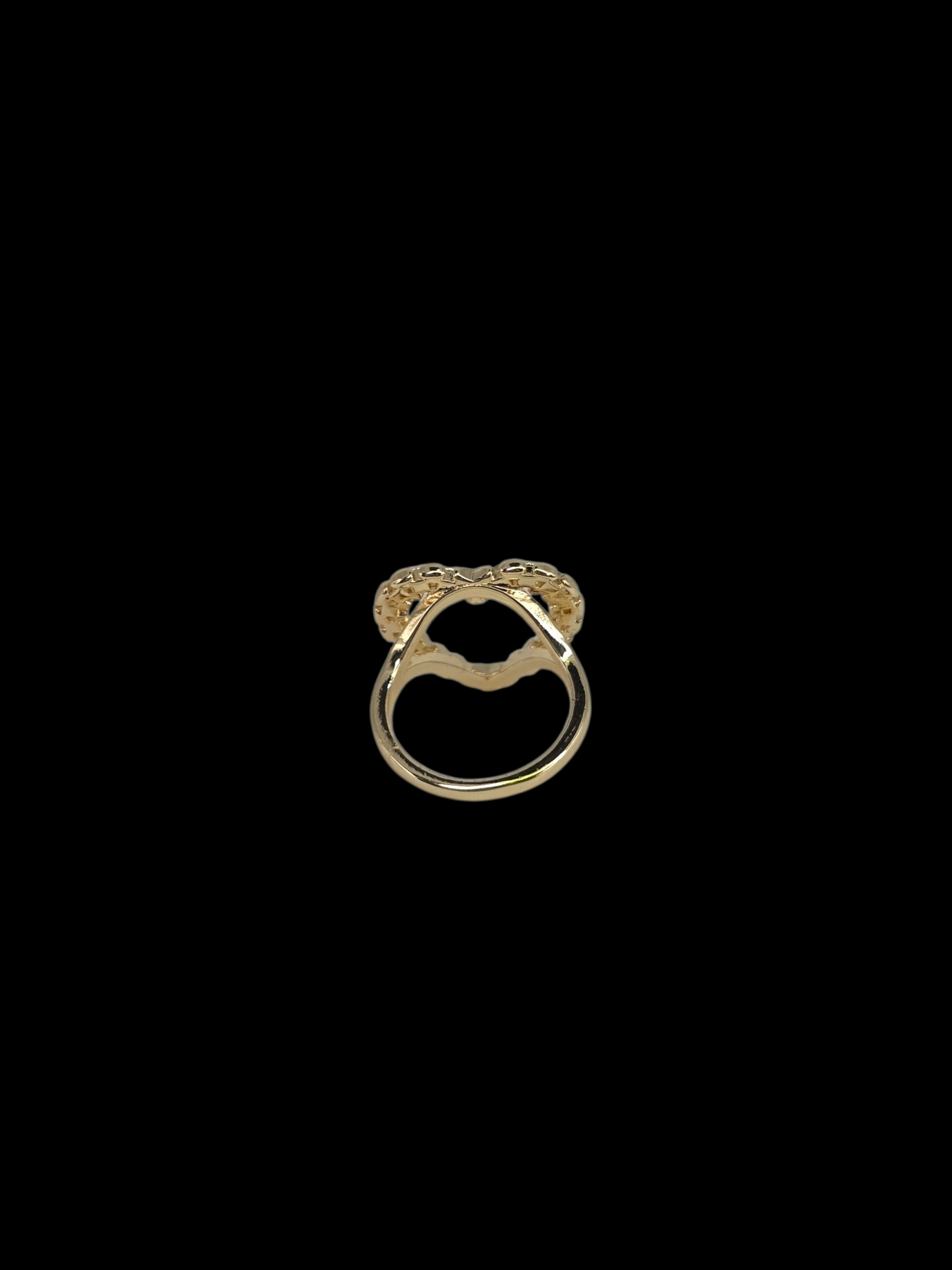 Gold Rolex Heart Ring