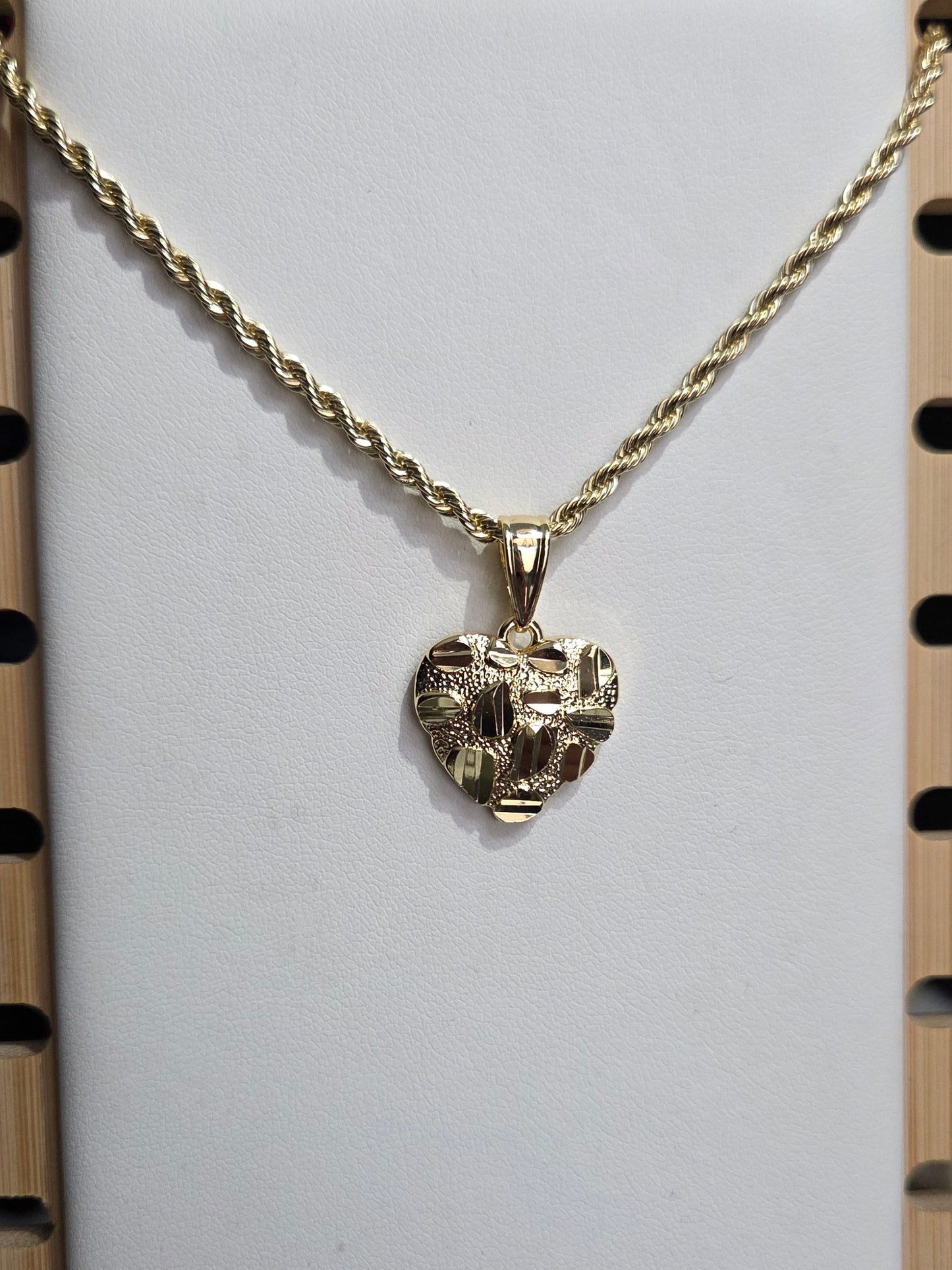 Heart Nugget Necklace