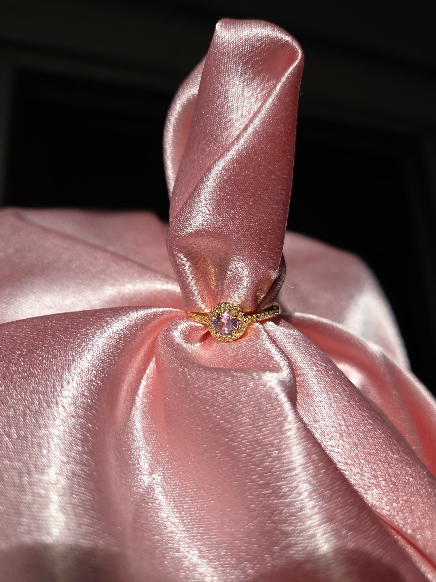 Rosy Dreamstone ring