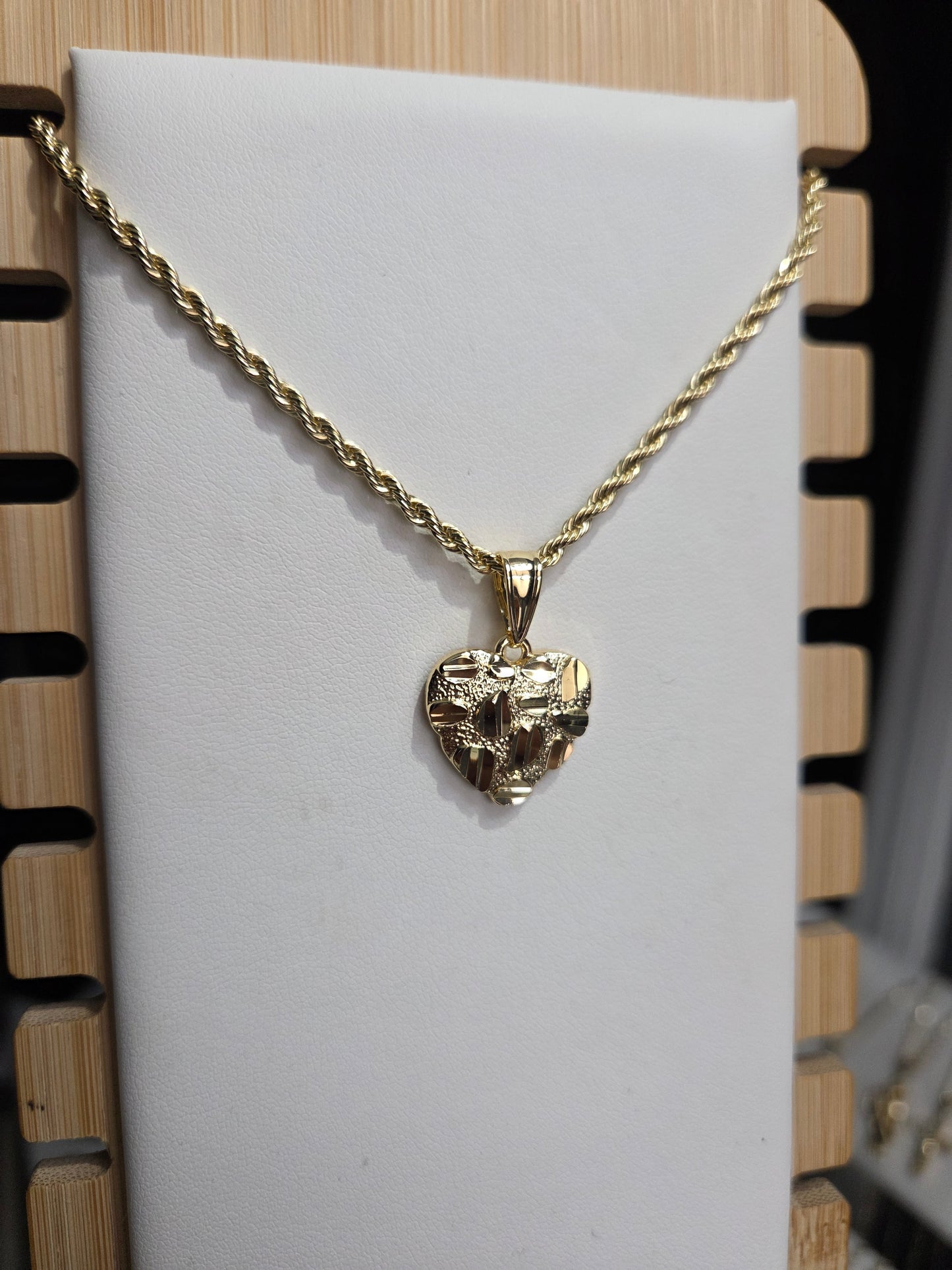 Heart Nugget Necklace