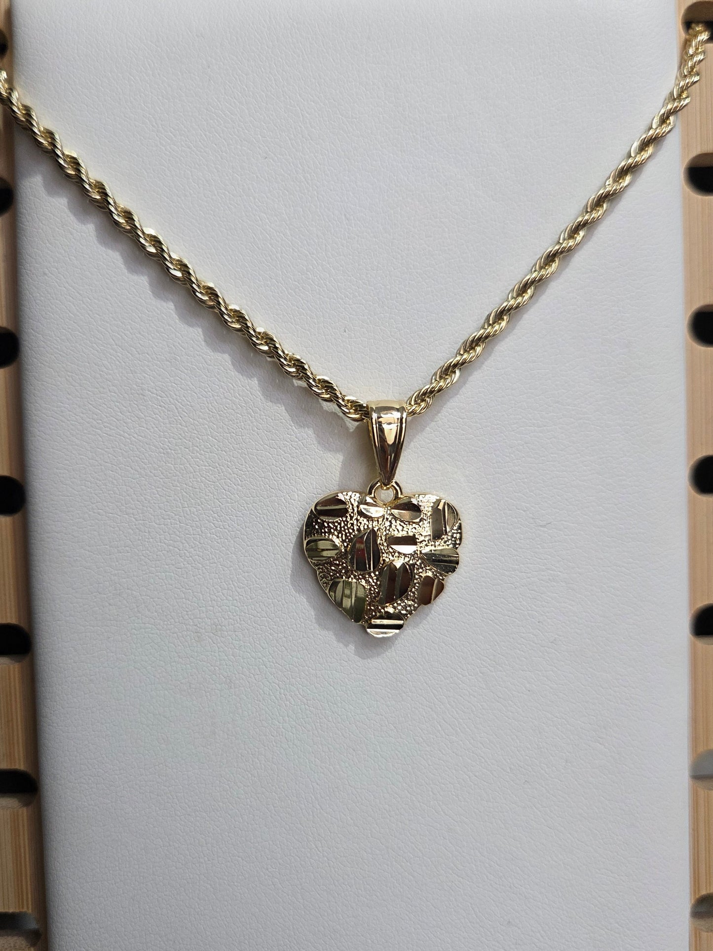 Heart Nugget Necklace