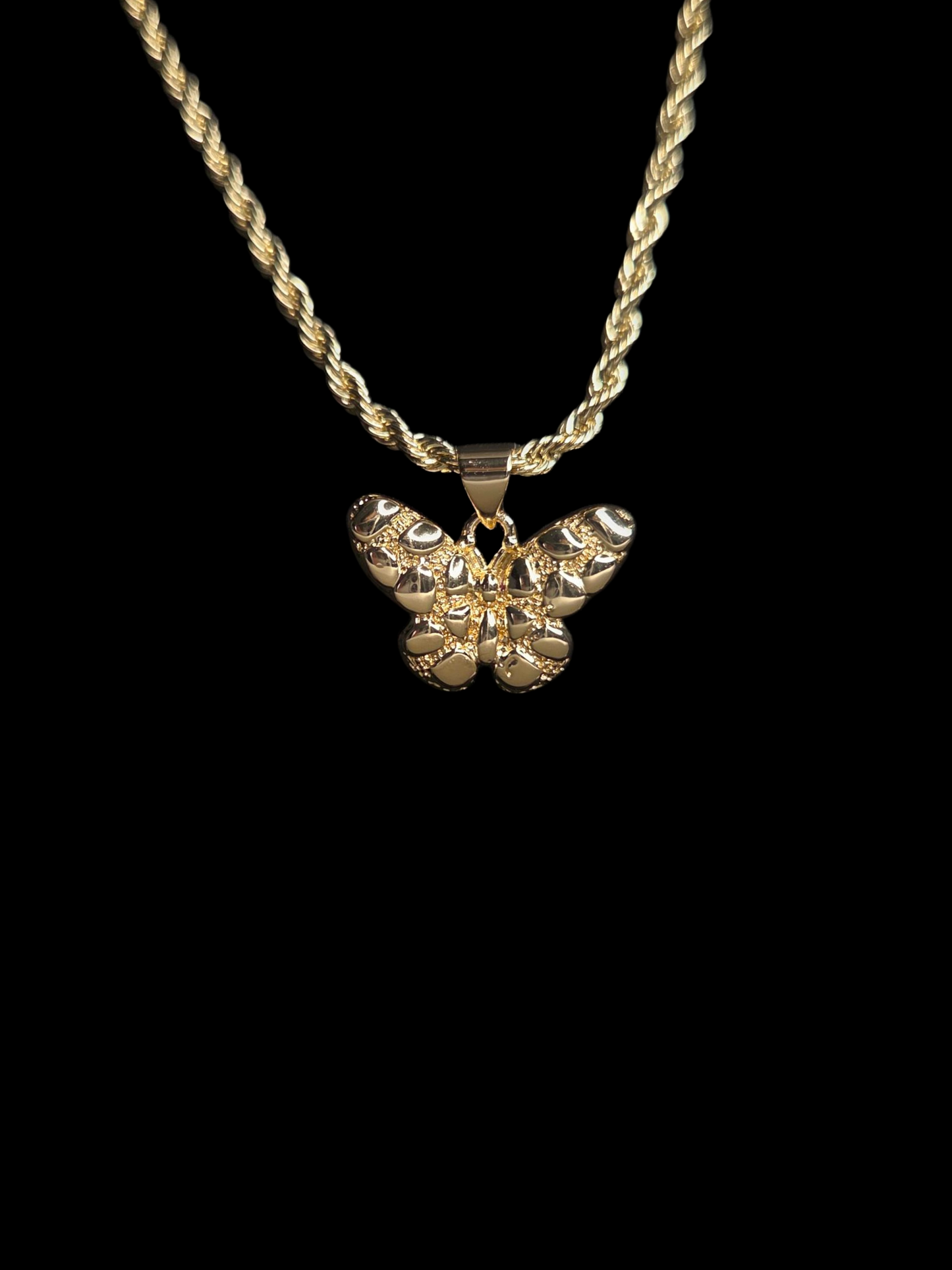 Butterfly Nugget Necklace