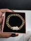 Thick Cuban Box Lock Bracelet For Men And Women