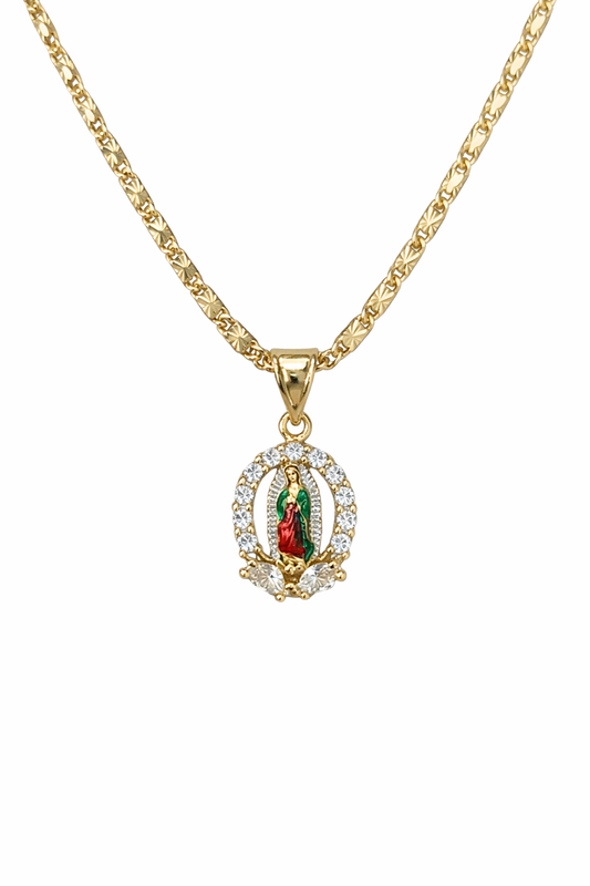 Virgin Mary Halo Necklace