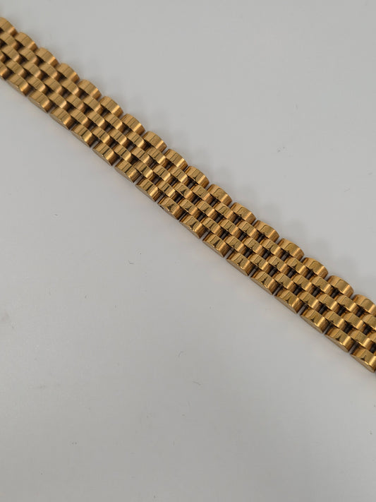 Gold Rolex Chain Bracelet